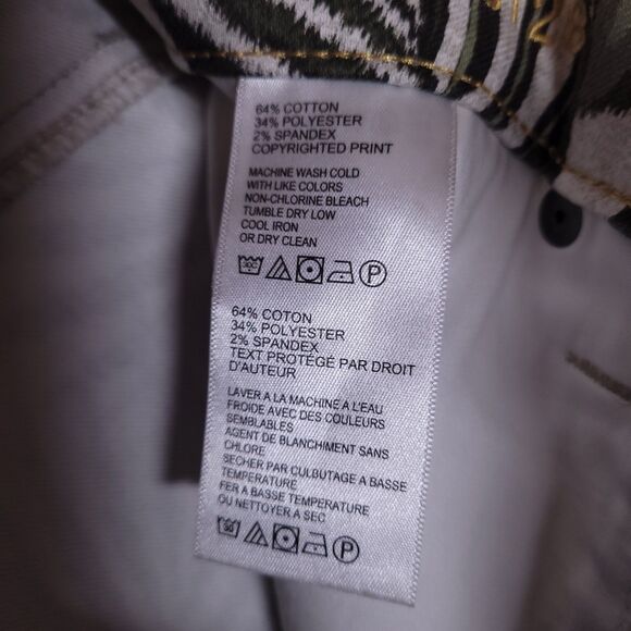 Tommy Bahama Jeans Womens 8 Safari Bliss High Rise Ankle Ella Twill Tea Leaf - Picture 9 of 15